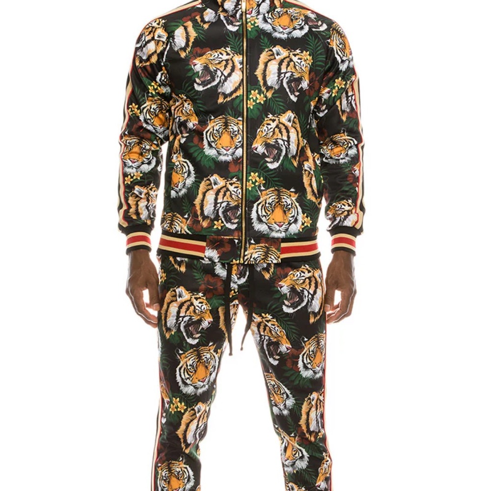 Tiger Print Tracksuit